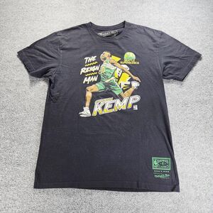 Seattle SuperSonics Shirt Mens Large NBA Basketball Shawn Kemp Mitchell Ness